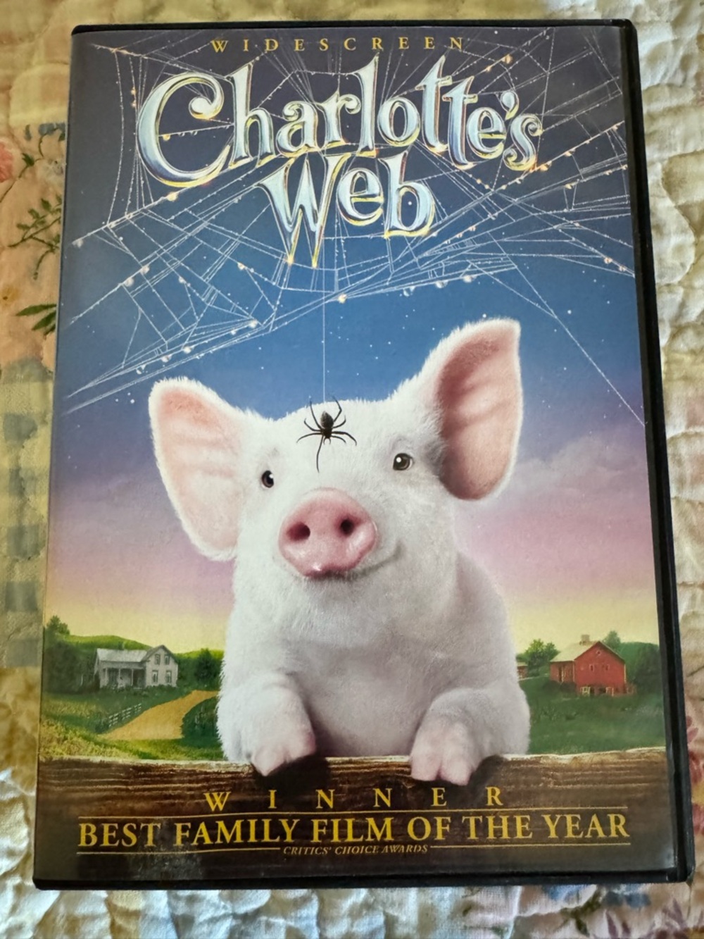 Charlotte's Web DVD - White/Pink Pig Artwork
